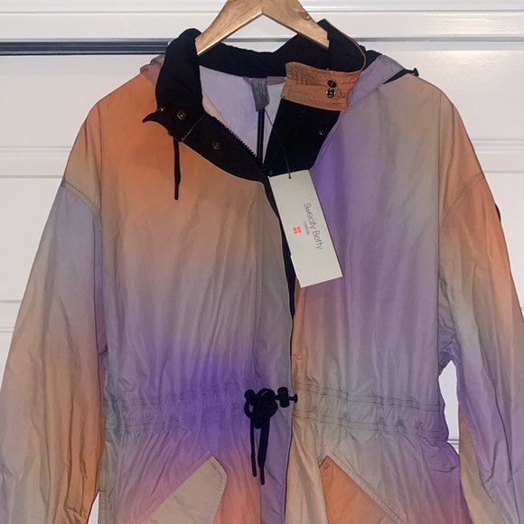 Sweaty Betty Jet Longline Nylon Coat NWT - Picture 4 of 9